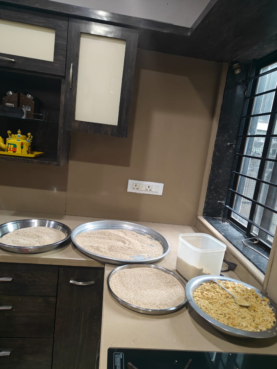 Laddu in Making (Til Laddu)